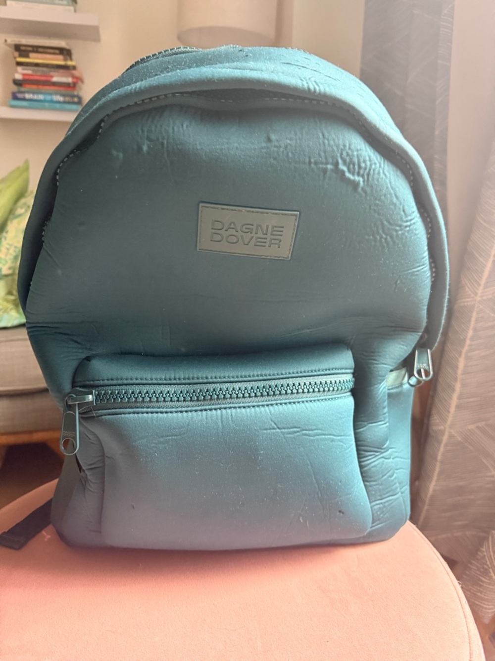 ✨ Dagne Dover Large Neoprene Backpack – Teal , limited edition color ✨